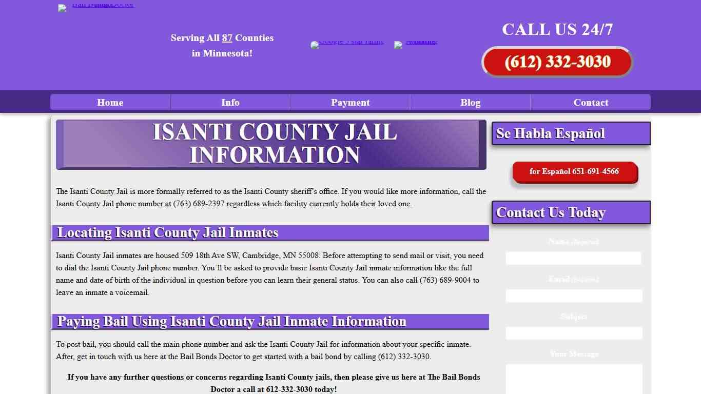 Isanti County Jail Information Reliable Inmate Information